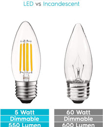Filament Bulb - E26 - 120V 5000K 2700K Luxrite