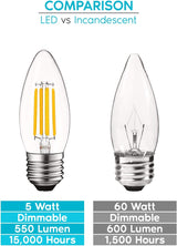Filament Bulb - E26 - 120V 5000K 2700K Luxrite