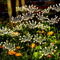 Solar-Powered Dandelion Fairy Firework String Lights Lighting Modes for Garden, Lawn, Camping, Party & Courtyard Decoration
