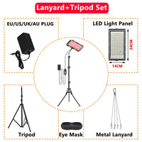 96 LEDs Red Light Therapy Lamp for Full Body Infrared Light Device Face Body Pain Stress Relief Daily Skin Care 660nm 850nm