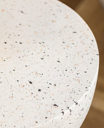Nordic Small Round Table Living Room Cream Style Side Table