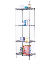 4-Tier Wire Shelving Unit Metal Storage Rack