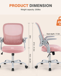 Tall Office Chair For Standing Desk With Adjustable Foot Ring,Counter Height Office Chairs