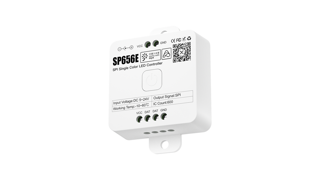 LED Strip Controller - Create Magic with Single Color - 5-24V | Digital Control RF 2.4G | IP20 Compatibility SP656E