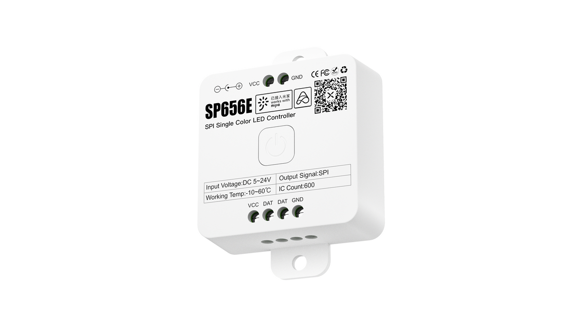 LED Strip Controller - Create Magic with Single Color - 5-24V | Digital Control RF 2.4G | IP20 Compatibility SP656E