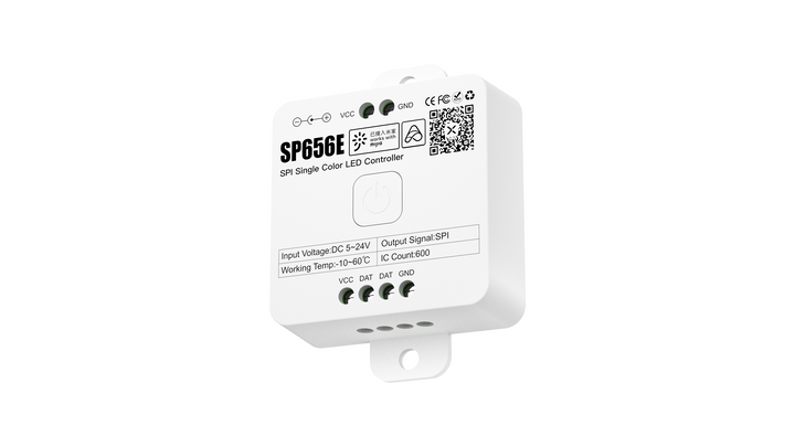 LED Strip Controller - Create Magic with Single Color - 5-24V | Digital Control RF 2.4G | IP20 Compatibility SP656E