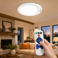 Motion Sensor LED Ceiling Light Remote Control Dimmable Body Sensor Light Automatic Rechargeable Motion Activated Light Closet