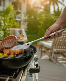 4PCS Grilling Tool Set BBQ Grill Accessories Stainless Steel Barbecue Utensil