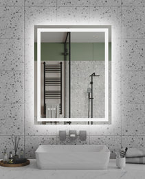 28 Inch X 36 Inch LED Bathroom Mirror