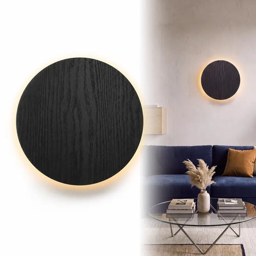Round LED Wall Lamp – USB Rechargeable
