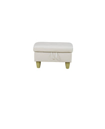 Pickup Only--White Faux Leather 3-Piece Living Room Sofa Set