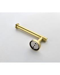 3-Pieces Bathroom Hardware Accessories Set - Towel Bar, Toilet Paper Holder, Robe Towel Hooks