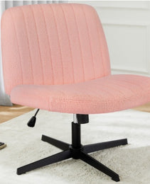 Cross-Legged Chair,No Wheels Armless Swivel Home Office Chair