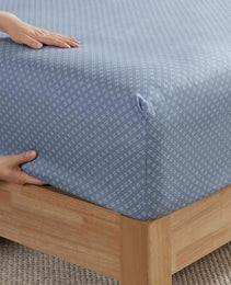 Floral Comforter Set With Bed Sheets Blue Queen