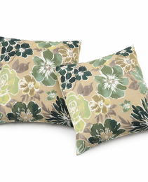 2 Pack Outdoor Throw Pillows, Waterproof & Fade-Resistant Patio Cushions For Garden, Porch, Poolside Furniture - Soft & Comfortable Decorative Pillow Covers 18x18 Inch, Magpie Fabrics