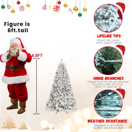 PVC, Christmas Tree, Christmas Decorations, Warm Lights - CJDS - CC