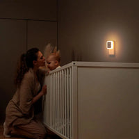 6-Pack Plastic Compact 0.5W Ultra-Energy-Saving Smart LED Night Lamps, Auto Sensor Dusk-To-Dawn Warm Plug-In, Auto-On/Off Nursery-Friendly Hands-Free Home Accessory, 6Pack Whole-Home Lights for Bedroom Decorative Atmosphere Lighting
