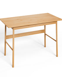 New Design Computer Desk, Bamboo Writing Desk, Modern Simple Work Desk For Home Office, Gaming Desk Study Table