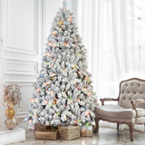 PVC Christmas Tree, Christmas Decorations, With Colored Lights - CJDS