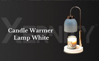 Candle Warmer Lamp, Glass Lamp Candle Warmer with Timer BLACK + Free Candle