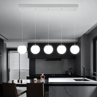 Modern Globe Chandelier Bubble Chandelier for Staircase Globe Pendant Light