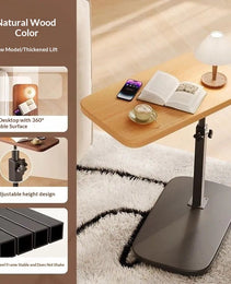 Flip-up Bedside Table Height-adjustable Side