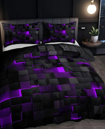 Abstract Grid Series Quilt Cover Digital Printing Bedding