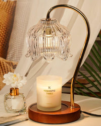 Pink&Green Candle Warmer Lamp W/Timer, Christmas Birthday Gifts for Women