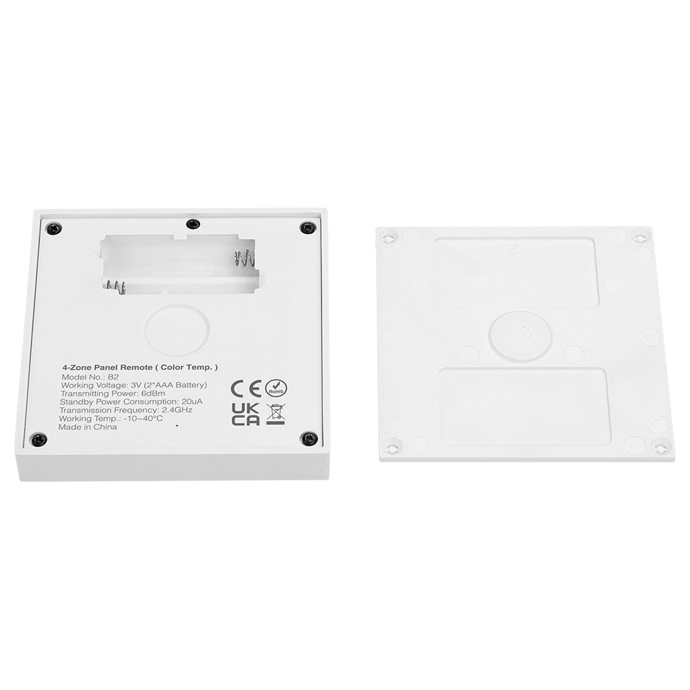 Simplify Your Lighting Control: MiLight Smart Panel Remote Controller - Effortlessly Manage 4 Zones in Stunning Dual Color, B2!
