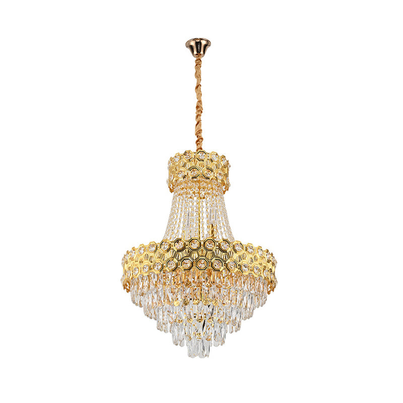 Marcelline 6-12-Light E14 Indoor Crystal and Iron Chandelier