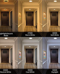4" Downlight Round with night light - 5CCT - AZ