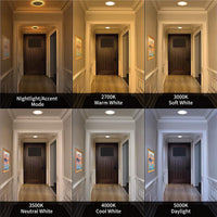 4" Downlight Round with night light - 5CCT - AZ product image showing fixture design, finish, scale, and installed use case where available