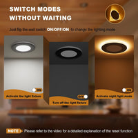 4" Downlight Round Black - with night light - 5CCT - AZ product image showing fixture design, finish, scale, and installed use case where available