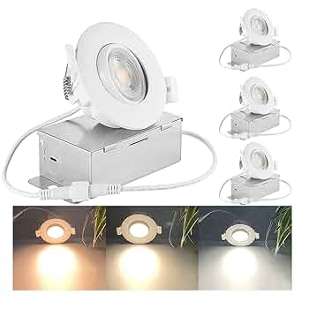Adjustable Swivel Downlight - 3 Inch LED Can Lights for Precise Lighting Control 5000K