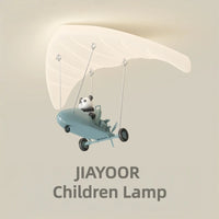 Cartoon Pilot Ceiling Lamps For Children's Room Study Bedroom LED Pendent Kids Room Boy Baby Nursery Home Decoration Chandeliers