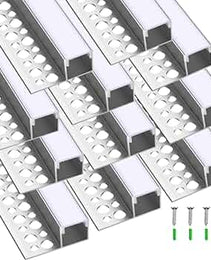 Transform Your Space with Trimless Recessed LED Channel - 6.6 ft AZ Aluminum Channel Single Wing