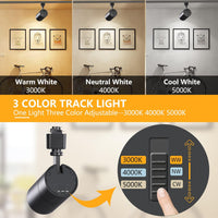 LED Track light 20W - Black - 3CCT - AZ