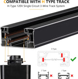 LED Track light 20W - Black - 3CCT - AZ