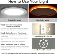4" Downlight Round with night light - 5CCT - AZ product image showing fixture design, finish, scale, and installed use case where available