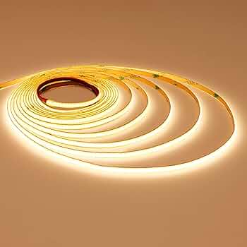 LED COB Strip 24V - WW -  7w/m - IP20 - 16FT - 5mm