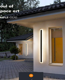 Linear wall light Iron Art  Acrylic CCT - 110v - 16 Watts - 3FT