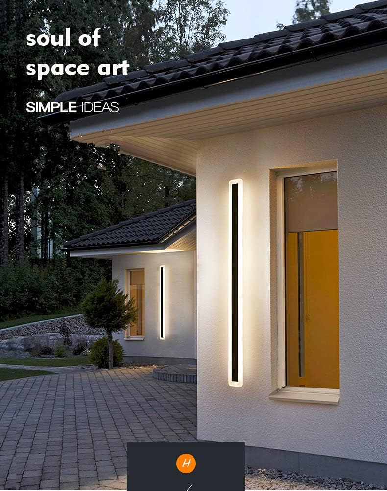 Linear wall light Iron Art  Acrylic CCT - 110v - 16 Watts - 3FT