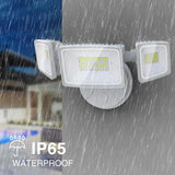 Security Light 3 Heads White 60w 6500K AZ