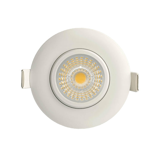 Light Up Your Life: 3" 120V Gimbal Light - Illuminate with Style and Precision! Ball CCT 7W
