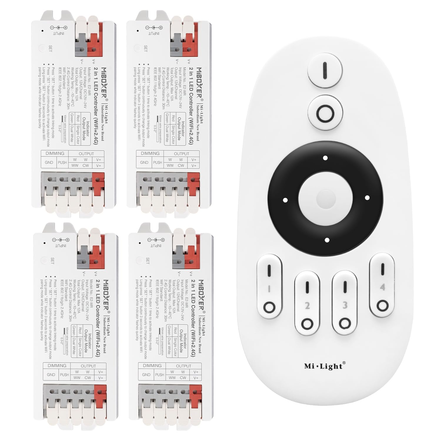 Milight E2-WR 2 in 1 LED Strip Controller ( WiFi +2.4G)