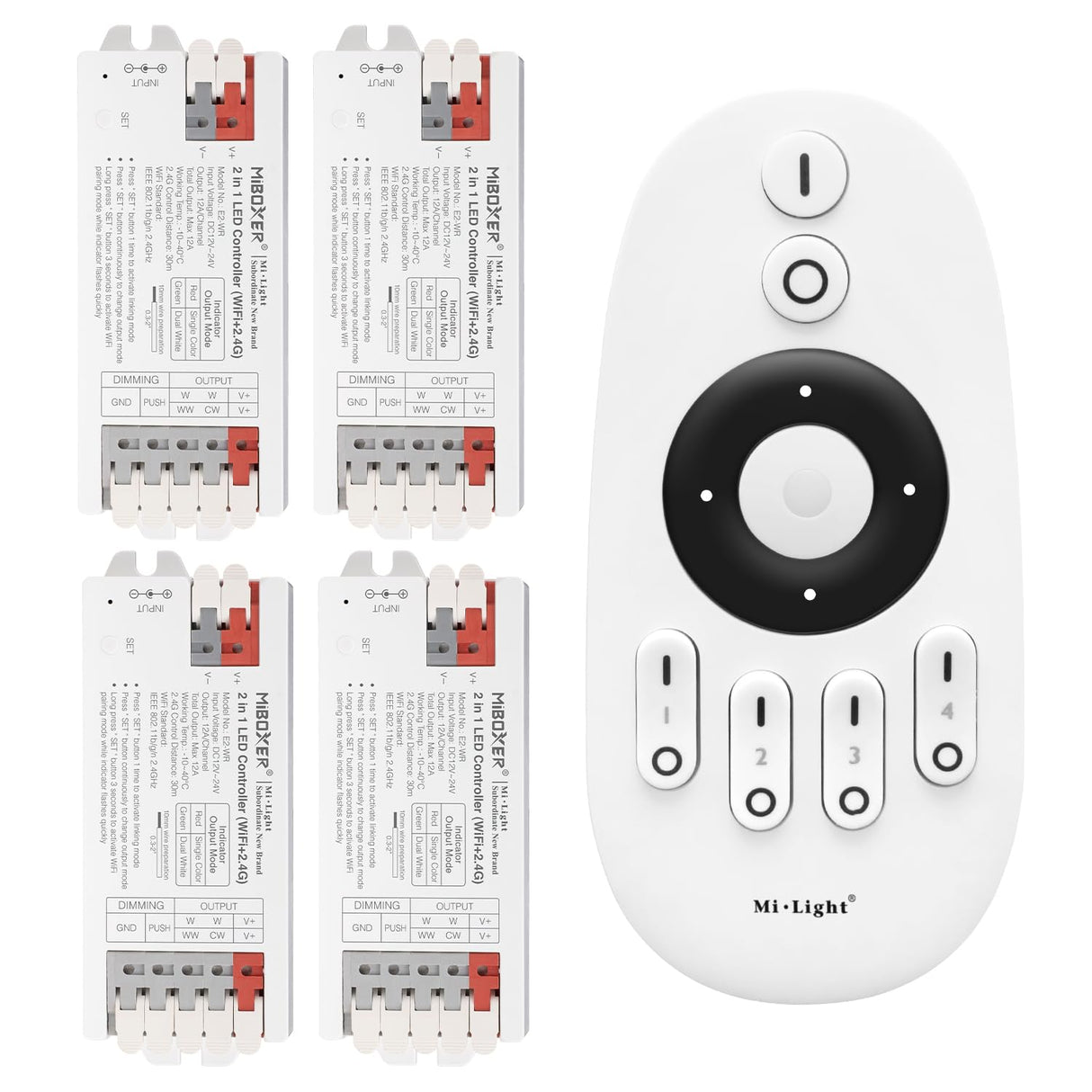 Milight E2-WR 2 in 1 LED Strip Controller ( WiFi +2.4G)