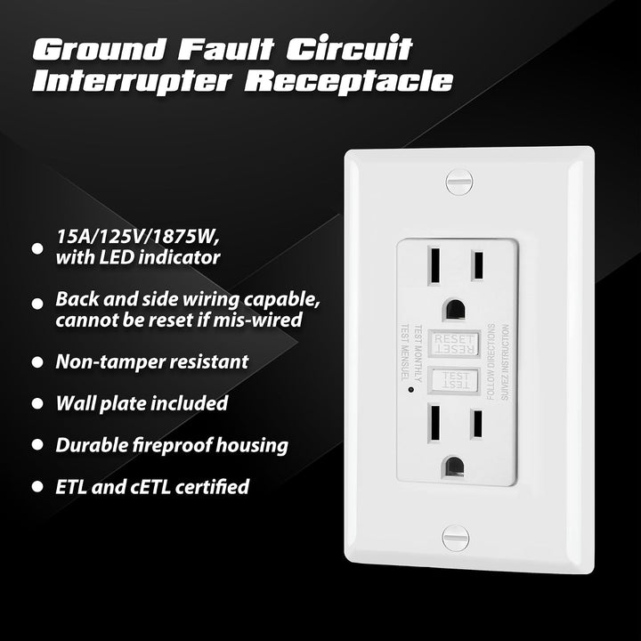 GFI Outlets 15 Amp - UL - AZ