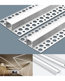 Transform Your Space with Trimless Recessed LED Channel - 6.6 ft AZ Aluminum Channel Single Wing