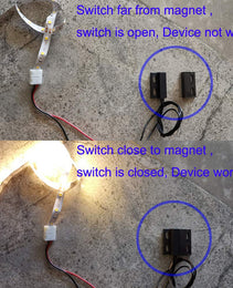 Magnetic Door Sensor, Normally Closed Magnetic Switch AZ