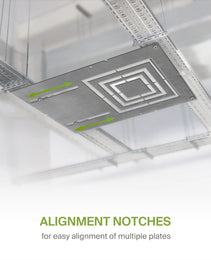 Housing - Plate 3"- 4" - 6" Square AZ